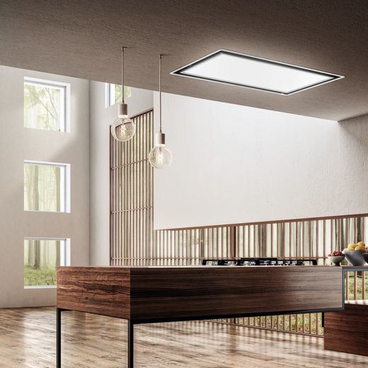 Elica 100 cm Ceiling Cooker Hood - White